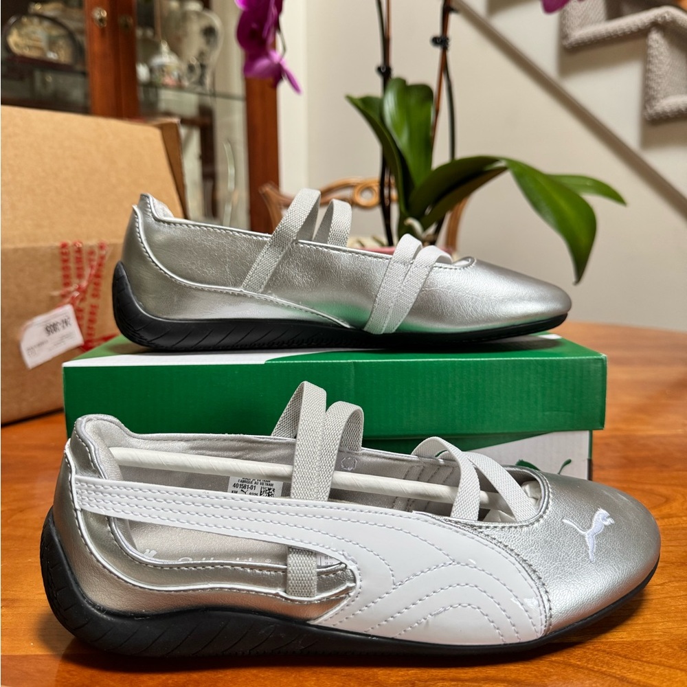 PUMA Speedcat Ballet Sneakers Metallic Silver